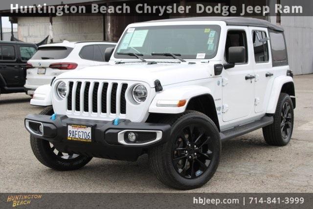 used 2022 Jeep Wrangler Unlimited 4xe car, priced at $27,500