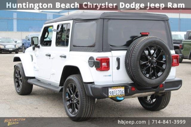 used 2022 Jeep Wrangler Unlimited 4xe car, priced at $27,500