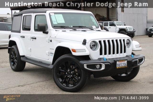 used 2022 Jeep Wrangler Unlimited 4xe car, priced at $27,500