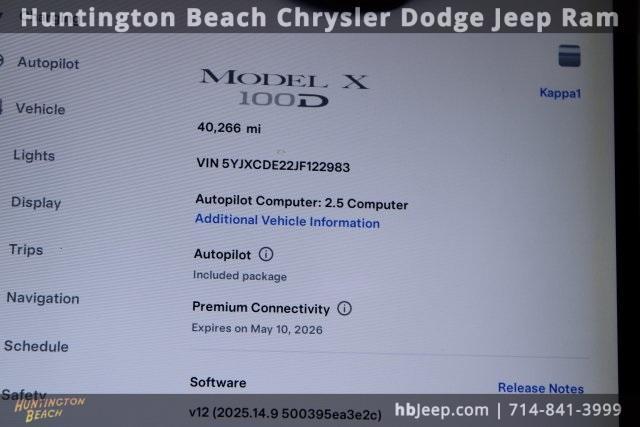used 2018 Tesla Model X car, priced at $28,696