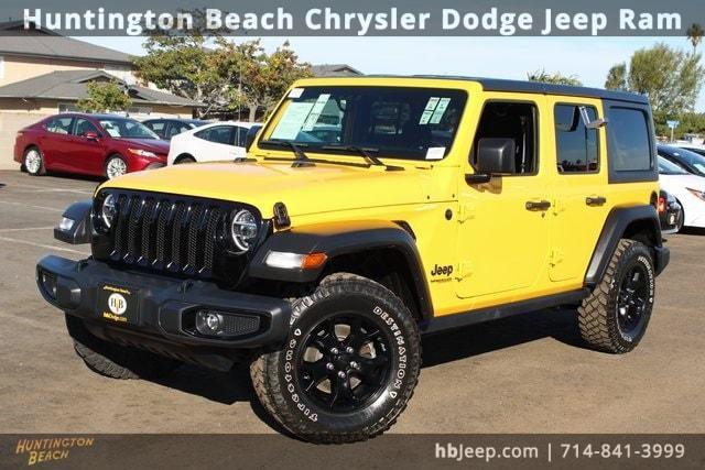 used 2021 Jeep Wrangler Unlimited car, priced at $27,972