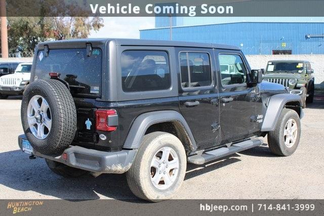 used 2020 Jeep Wrangler Unlimited car, priced at $22,000