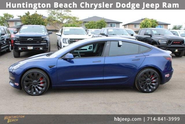 used 2023 Tesla Model 3 car, priced at $29,700