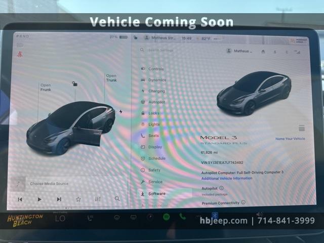 used 2020 Tesla Model 3 car, priced at $20,500