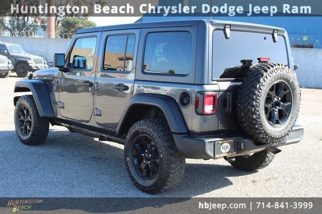 used 2021 Jeep Wrangler Unlimited car, priced at $29,953