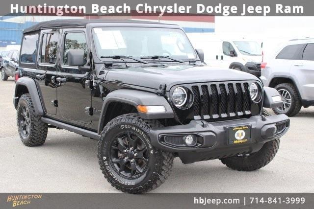 used 2021 Jeep Wrangler Unlimited car, priced at $23,990