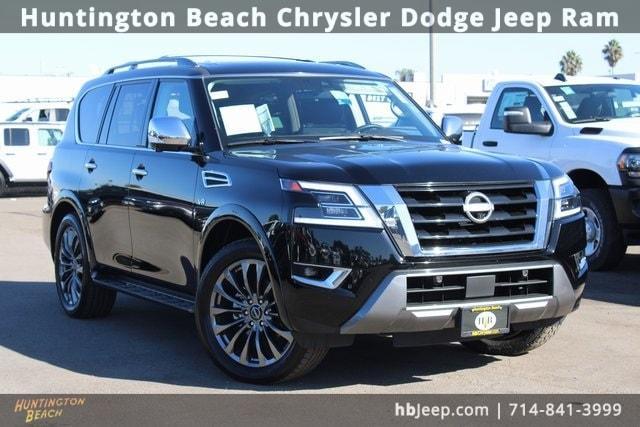 used 2021 Nissan Armada car, priced at $35,200