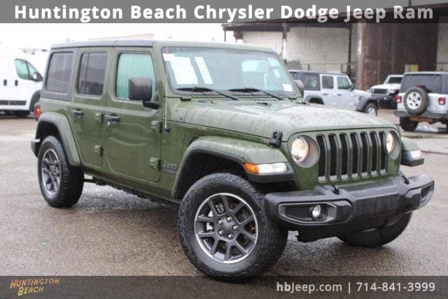 used 2021 Jeep Wrangler Unlimited car, priced at $24,500