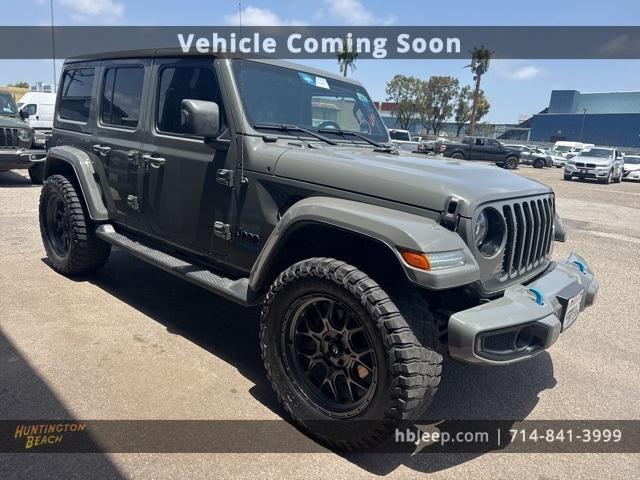 used 2022 Jeep Wrangler Unlimited 4xe car, priced at $32,990