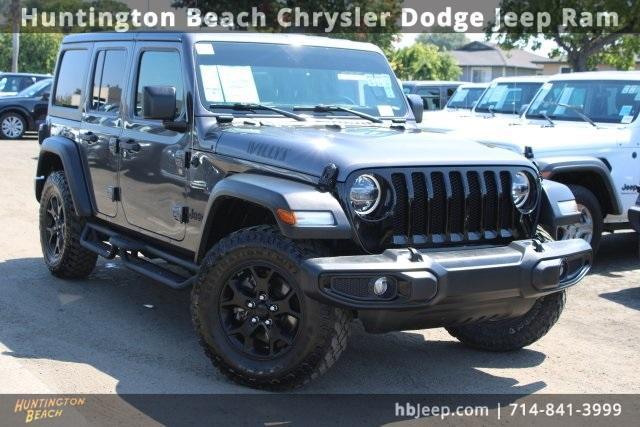 used 2021 Jeep Wrangler Unlimited car, priced at $23,800