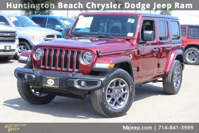 used 2021 Jeep Wrangler Unlimited car, priced at $21,400