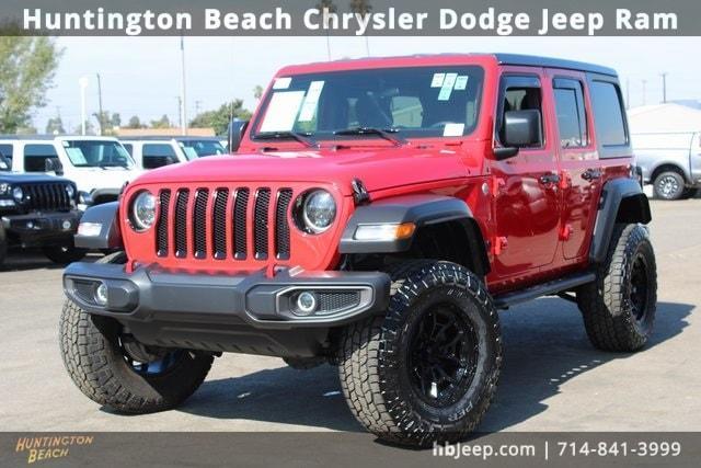 used 2020 Jeep Wrangler Unlimited car, priced at $27,700