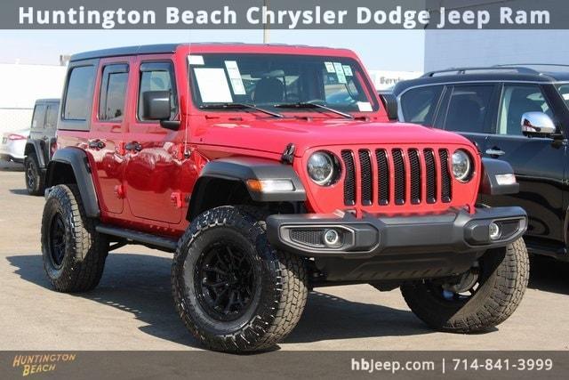 used 2020 Jeep Wrangler Unlimited car, priced at $27,700