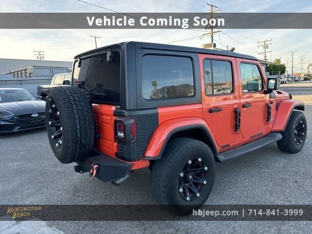 used 2020 Jeep Wrangler Unlimited car, priced at $31,600