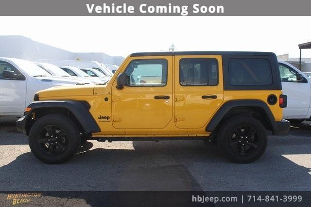 used 2021 Jeep Wrangler Unlimited car, priced at $24,990