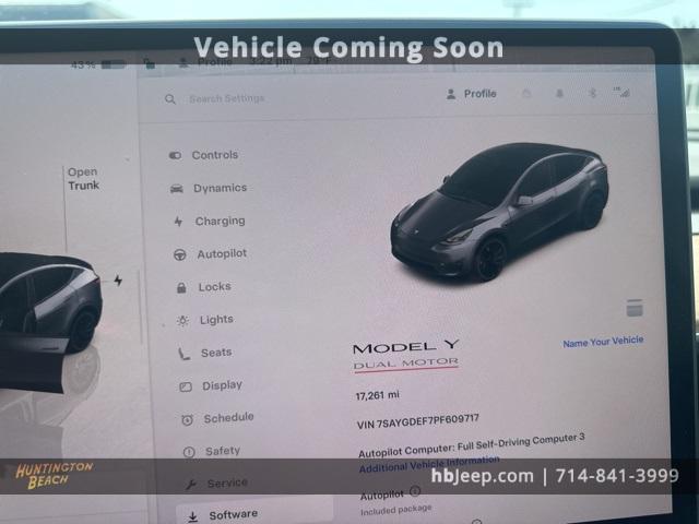 used 2023 Tesla Model Y car, priced at $32,990