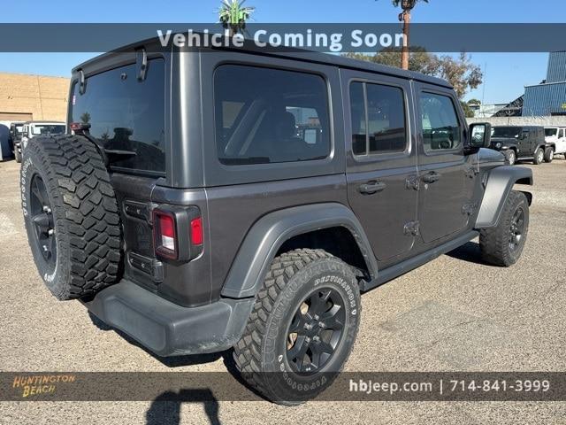 used 2020 Jeep Wrangler Unlimited car, priced at $24,350