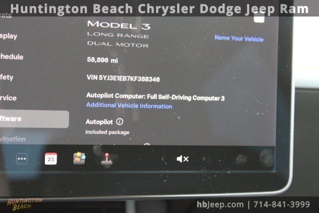 used 2019 Tesla Model 3 car, priced at $19,917