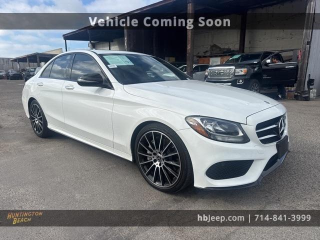 used 2018 Mercedes-Benz C-Class car, priced at $16,990