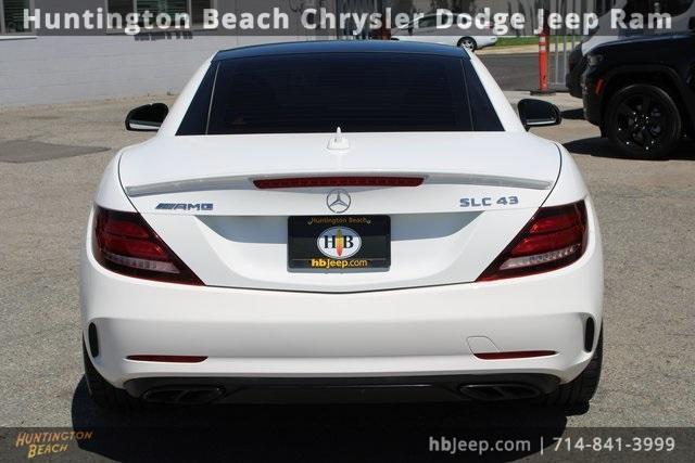 used 2018 Mercedes-Benz AMG SLC 43 car, priced at $27,500