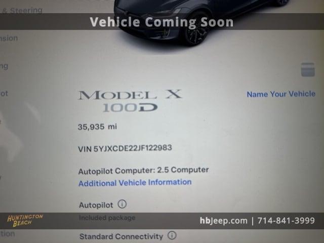 used 2018 Tesla Model X car, priced at $39,990