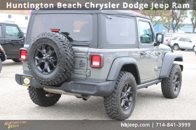 used 2021 Jeep Wrangler car, priced at $25,700