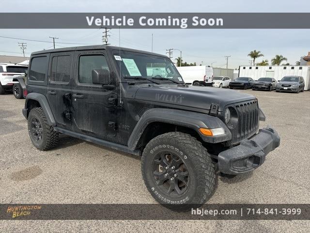 used 2021 Jeep Wrangler Unlimited car, priced at $26,554