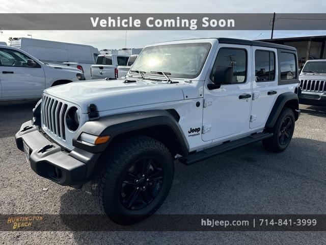 used 2021 Jeep Wrangler Unlimited car, priced at $28,100