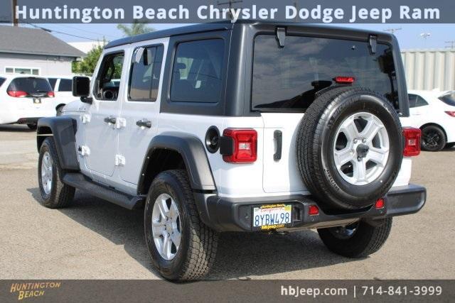 used 2021 Jeep Wrangler Unlimited car, priced at $27,600