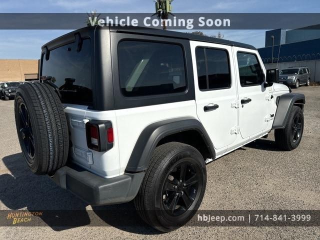 used 2022 Jeep Wrangler Unlimited car, priced at $27,300