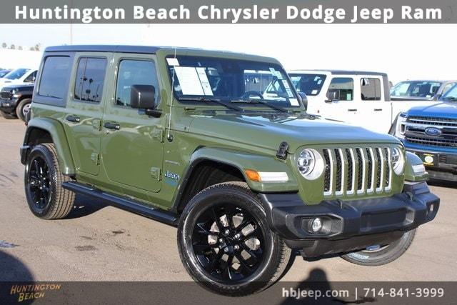 used 2021 Jeep Wrangler Unlimited 4xe car, priced at $25,900