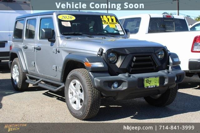 used 2020 Jeep Wrangler Unlimited car, priced at $23,700