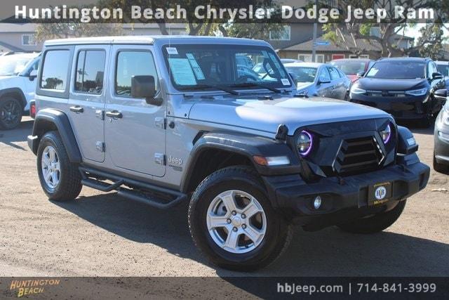 used 2020 Jeep Wrangler Unlimited car, priced at $23,300