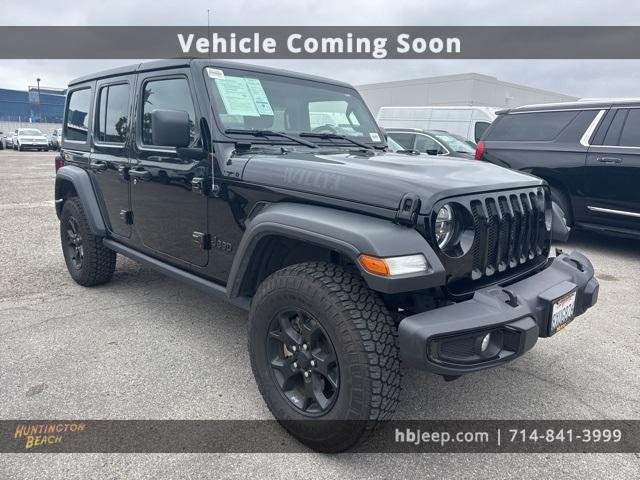 used 2021 Jeep Wrangler Unlimited car, priced at $27,700