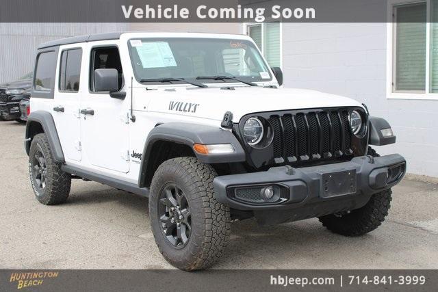 used 2021 Jeep Wrangler Unlimited car, priced at $25,635