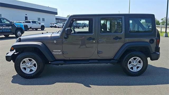 used 2017 Jeep Wrangler Unlimited car, priced at $18,989
