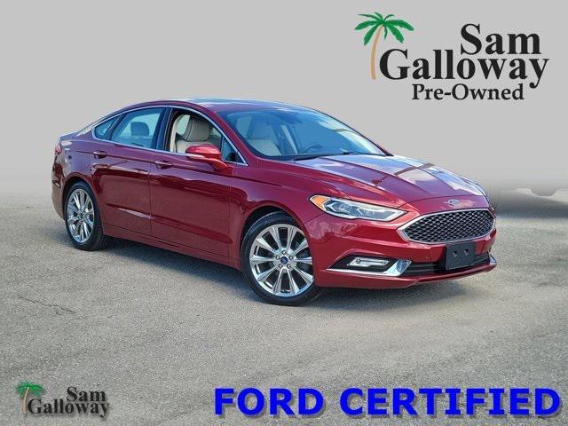 used 2017 Ford Fusion car, priced at $17,990