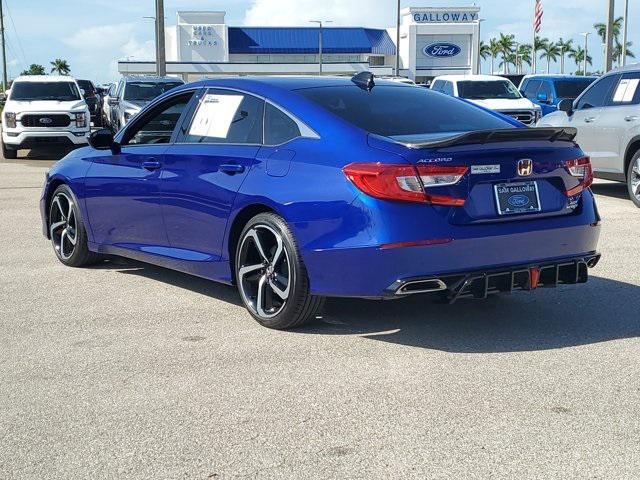 used 2021 Honda Accord car, priced at $24,990