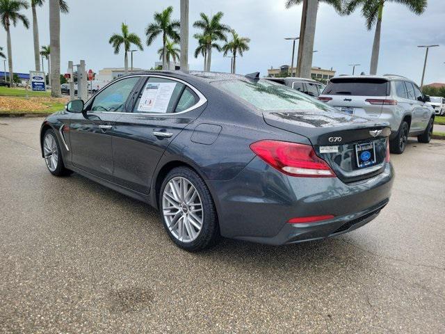 used 2021 Genesis G70 car, priced at $25,990