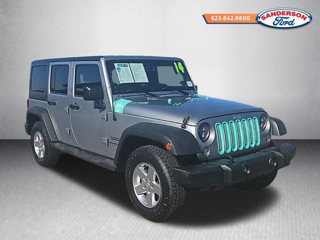 used 2014 Jeep Wrangler Unlimited car, priced at $21,625