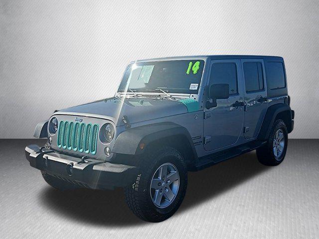 used 2014 Jeep Wrangler Unlimited car, priced at $21,625