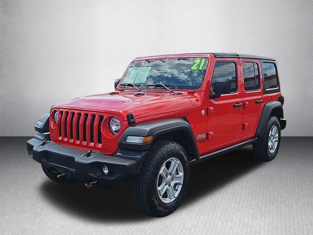 used 2021 Jeep Wrangler Unlimited car, priced at $28,888