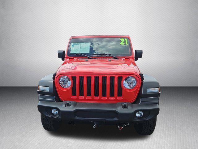 used 2021 Jeep Wrangler Unlimited car, priced at $28,888