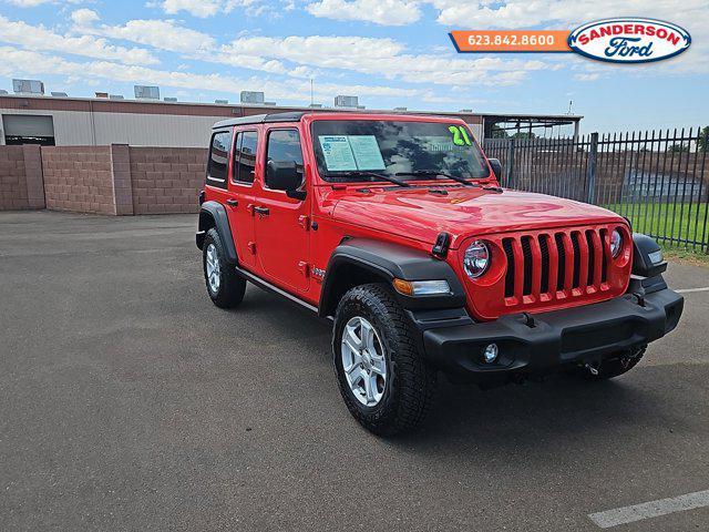 used 2021 Jeep Wrangler Unlimited car, priced at $35,888