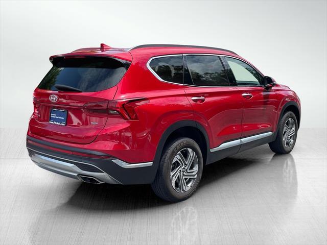 used 2021 Hyundai Santa Fe car, priced at $20,988