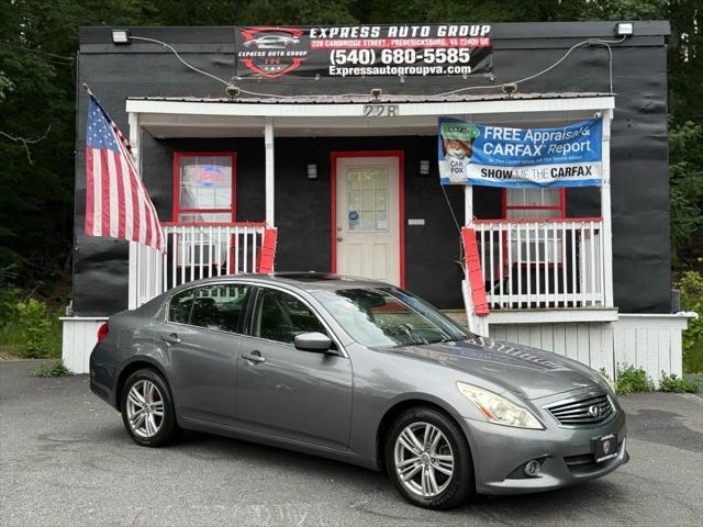 used 2012 INFINITI G37x car, priced at $8,296