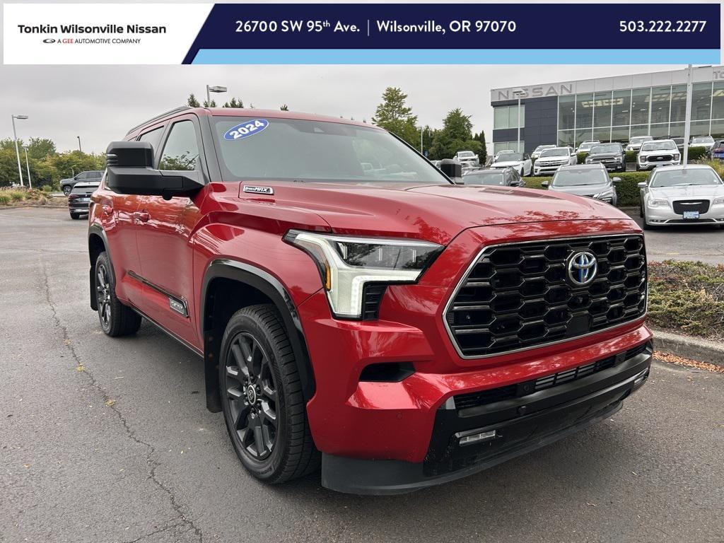 used 2024 Toyota Sequoia car, priced at $72,000