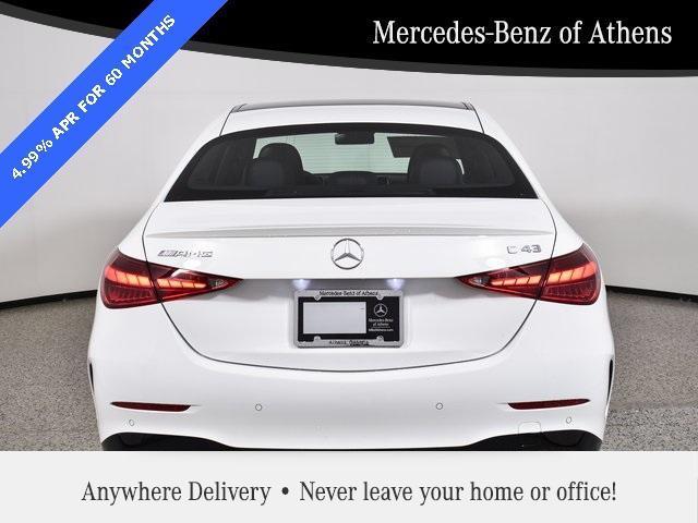 new 2024 Mercedes-Benz AMG C 43 car, priced at $67,115