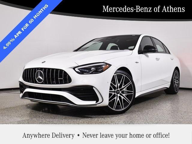 new 2024 Mercedes-Benz AMG C 43 car, priced at $67,115