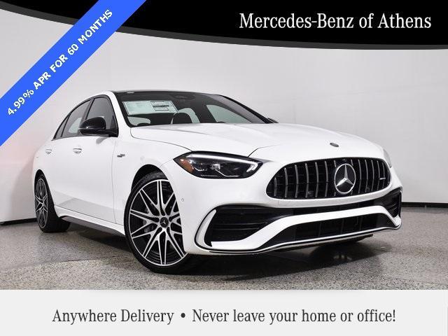 new 2024 Mercedes-Benz AMG C 43 car, priced at $67,115